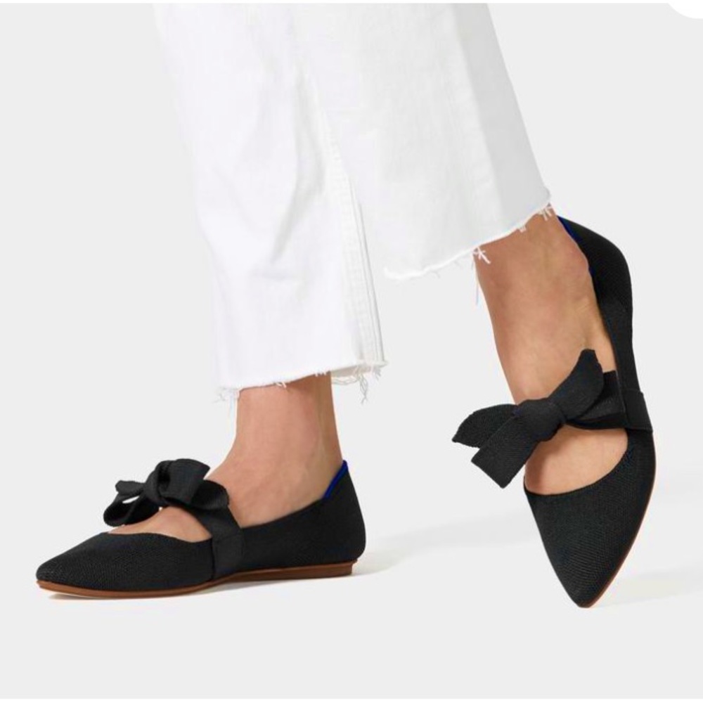 NWT Rothy’s Black Mary Jane Flat 7